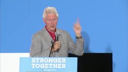 usa Bill Clinton Campaigns for Democratic Presidential Candidate Hillary Clinton In Nevada News Clip