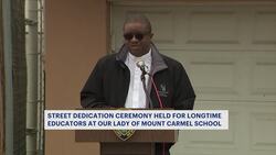 Street renamed in Elmsford for two longtime educators News Clip