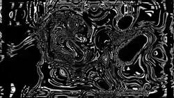 Abstract colorful background with visual wave oil blot on black Stock Footage