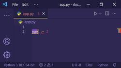 The Ultimate Guide to Python Programming With Python 3.10 - Walrus := Operator Instructional Video