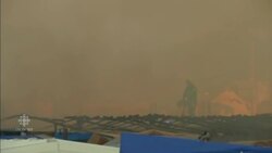 Calais 'jungle' burns News Clip