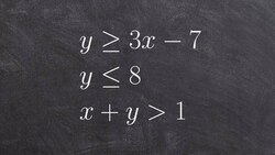 Learn how to graph a system of three linear inequalities ex 14 Instructional Video