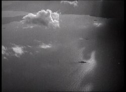 Aerial Views Of Bombardment & Invasion Of Guam Instructional Video