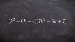Multiply a Trinomial by a Trinomial Using a Rectangle - Math Tutorial Instructional Video