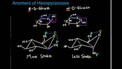 Carbohydrate Structure Beta vs Alpha Configuration Instructional Video