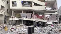 Destroyed buildings in northern Gaza show civilian suffering as families endure dire conditions News Clip