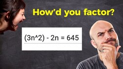 A Student Asked Me to Factor This - Here's How Instructional Video