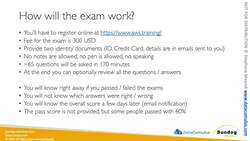 AWS Certified Data Analytics Specialty 2021 – Hands-On - Exam Walkthrough and Signup Instructional Video