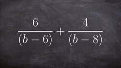 Simplify two rational expressions by adding Instructional Video
