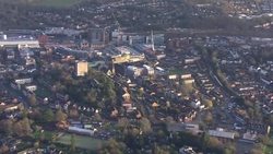 Aerials of Milton Keynes News Clip