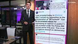 Why is there concern over free speech in the aftermath of Queen Elizabeth II's death? News Clip