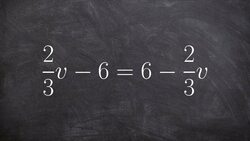 How to solve a multi step equation with fractions Instructional Video