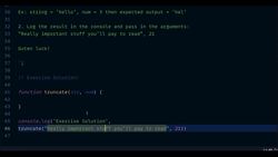JavaScript Mastery from Zero to Hero - Prepare for Coding Interviews - Solution - How to Truncate in JavaScript Overflow Subscriptions Instructional Video