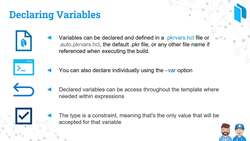 Automating Image Creation with HashiCorp Packer for DevOps - Declaring Packer Variables Instructional Video