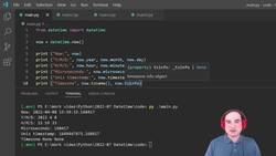 How to use Python's datetime type Instructional Video