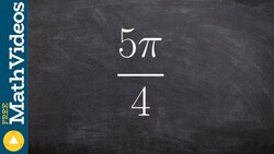 Learn to convert an angle in radians to degrees using conversion ratio Instructional Video