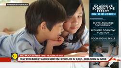Global study flags screen time danger, warns children spending over 2 hours on screens News Clip