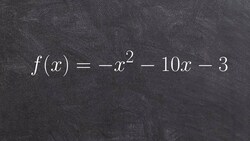 How to graph a quadratic using vertex formula and a table Instructional Video