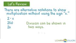 Using Parentheses to Write and Read Algebraic Expressions Instructional Video