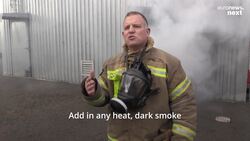 Smart helmet for firefighters uses sensors and AI to rescue victims faster News Clip