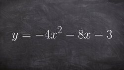 How to solve a quadratic by completing the square Instructional Video