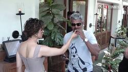 Inside Sanya Malhotra's birthday celebration with paps, actress cuts cake with the media News Clip