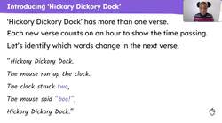 'Hickory Dickory Dock' Instructional Video