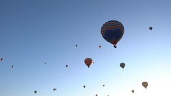 Hot Air Ballons Stock Footage