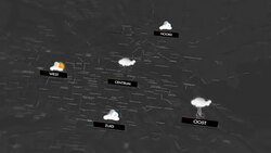 Amsterdam Weather Forecast Stock Footage