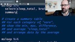 Describe and Summarise your data Instructional Video