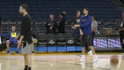 Golden State Warriors training for the 2019 NBA Finals News Clip