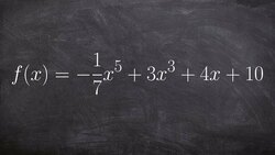 Finding the end behavior when given an equation Instructional Video