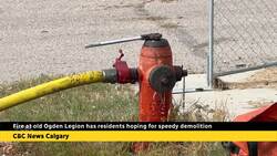 Fire at old Ogden Legion has residents hoping for speedy demolition News Clip