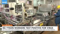 Nearly 600 Workers At North Carolina Tyson Plant Positive For COVID-19 News Clip