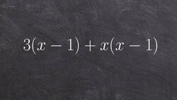 Learn how to factor by grouping Instructional Video