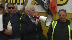John McDonnell makes a speech at Harland and Wolff shipyard News Clip