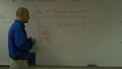How to simplify an expression using PEMDAS with Brackets Instructional Video