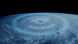4K Hurricane Tracking Concept. Stock Footage