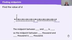 Position 6-digit multiples of 1,000 on a marked but unlabelled number line Instructional Video