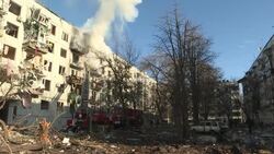 CLEAN : Ukraine: residential buildings shelled as Putin launches 'military operation' News Clip