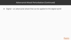 Use a real-life example of an AI system to discuss some impacts of cyber attacks : Adversarial Attacks and Their Distinctive Features Instructional Video