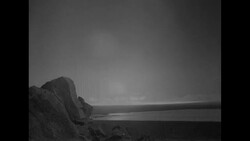 US marines observe atomic bomb test from foxholes in Nevada desert News Clip