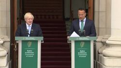 Boris Johnson and Leo Varadkar press conference in Dublin News Clip