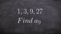 Math tutorial for how to find the 9th term of a geometric sequence Instructional Video