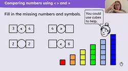 Use equality and inequality symbols to compare the relative size of two numbers Instructional Video