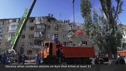 Russia strikes central Kyiv in a rare attack, killing civilians News Clip