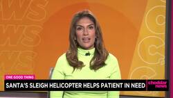 One Good Thing: Santa's Sleigh Helicopter Helps Patient in Need News Clip