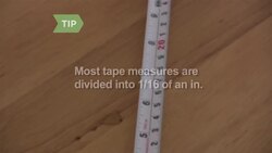 How to Read a Tape Measure Instructional Video