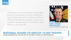 National Guard Presence In D.C. Raised To 10,000 Ahead Of Inauguration News Clip