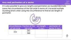 Calculating arc length Instructional Video